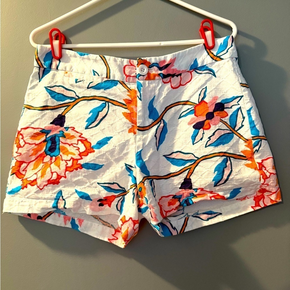 Tori Richard Bali Hi Chelsea Short Women's Sz 8 Tropical Beach Vacation Honolulu